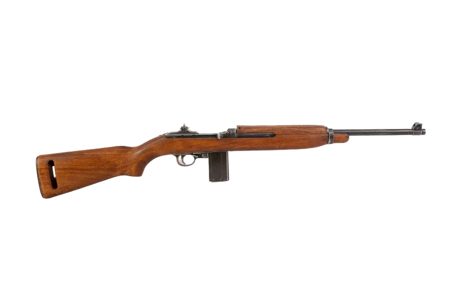 Wooden rifle on a white background with Denix logo.