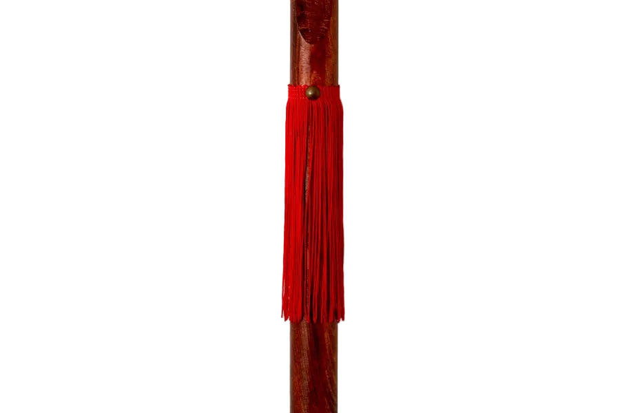 Denix medieval halberd replica closeup of decorative metal head