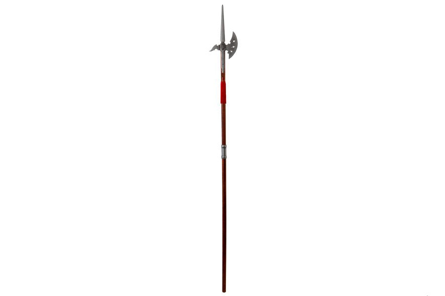 Denix medieval halberd replica full length product view