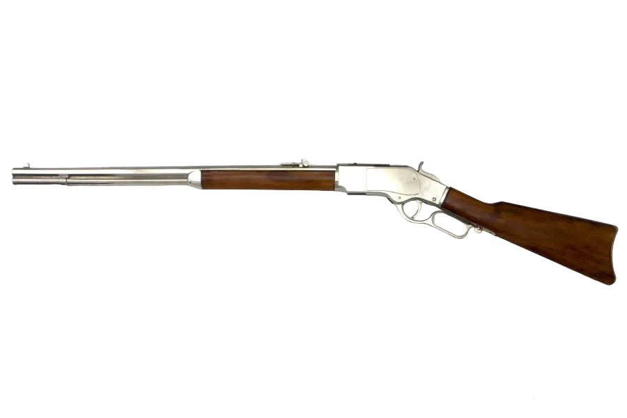 Right side profile of Denix Mod 73 rifle USA 1873 Western era reproduction