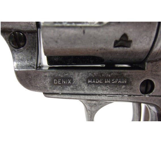 Denix 1873 Buntline Special Non-Firing Replica Revolver in Gray - TCN VAULT