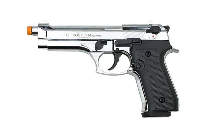 EKOL Firat Magnum Semi-Auto Blank Gun in Nickel