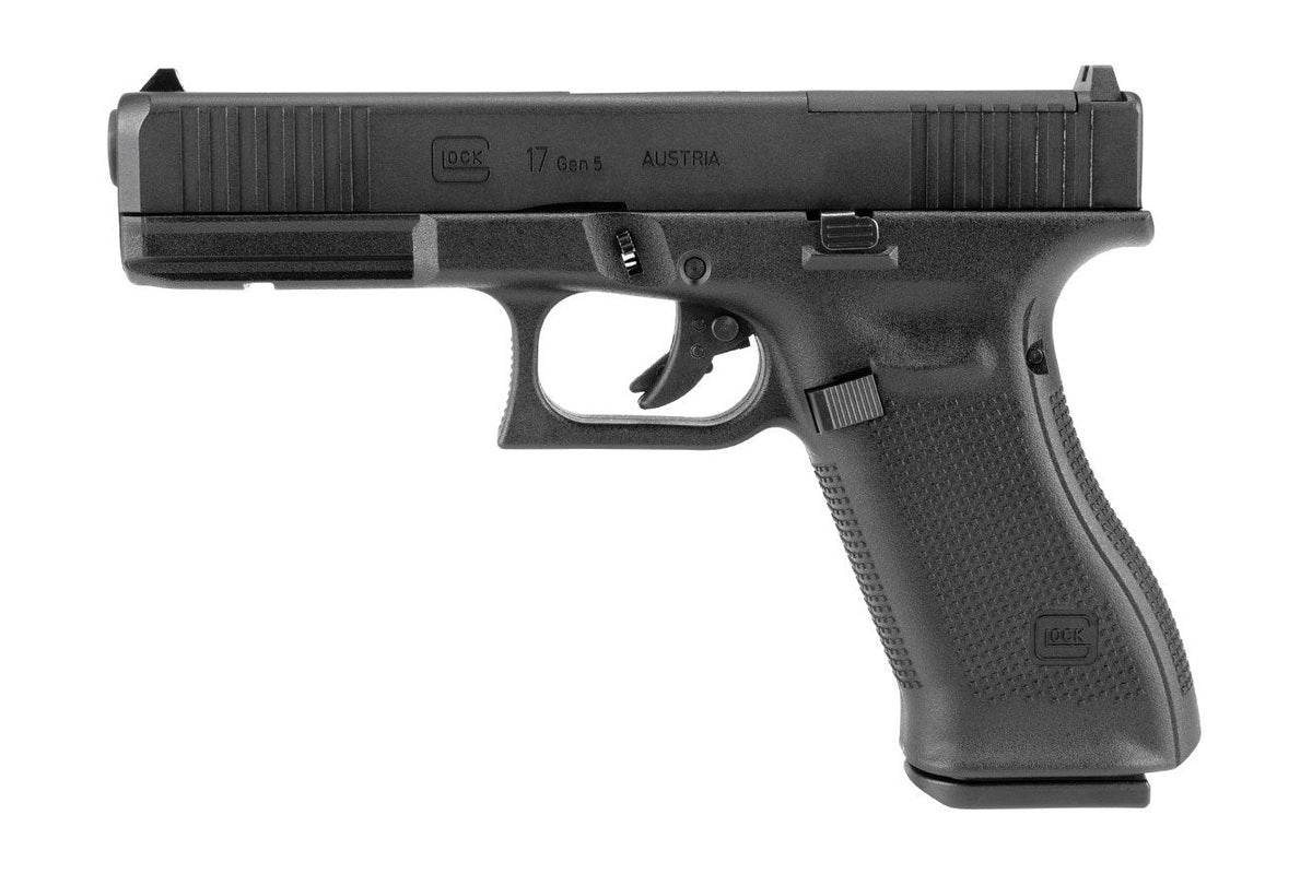 Umarex Glock 17 Gen 5 MOS CO2 powered blowback .177 BB airgun full left side profile view
