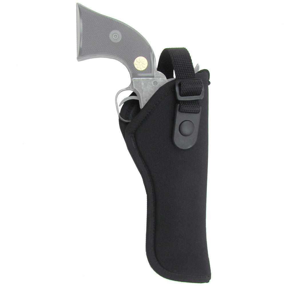 Gunmate Size 42 black hip holster for double and single action revolvers