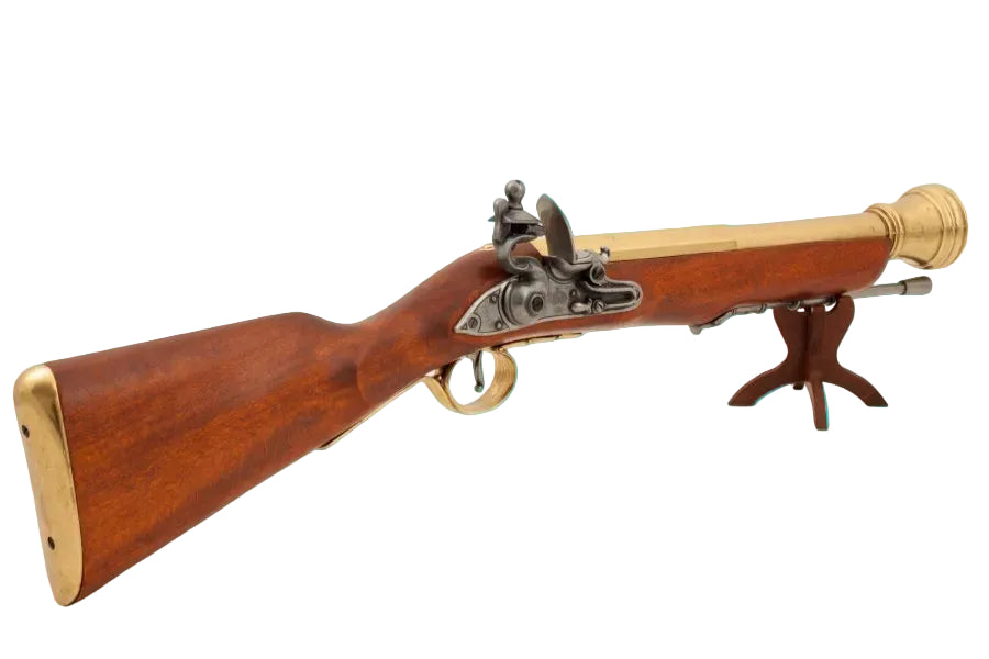 Flintlock musket on a white background with 'Denix' branding.