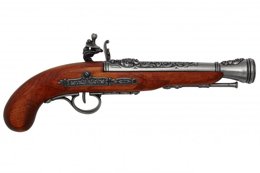 Left handed pirate flintlock blunderbuss replica side profile