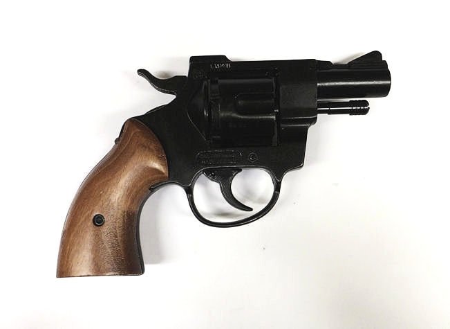 Bruni Olympic 9mm Blank Firing Revolver in Black - TCN VAULT
