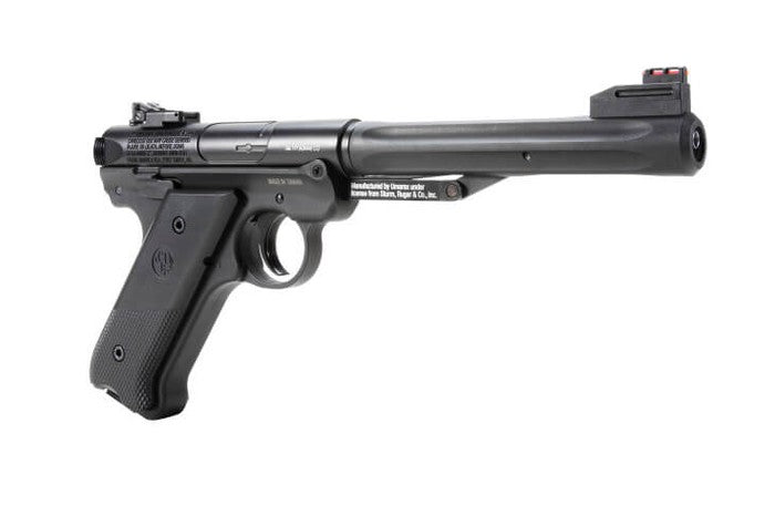 Ruger Mark IV air pistol break barrel mechanism in open position
