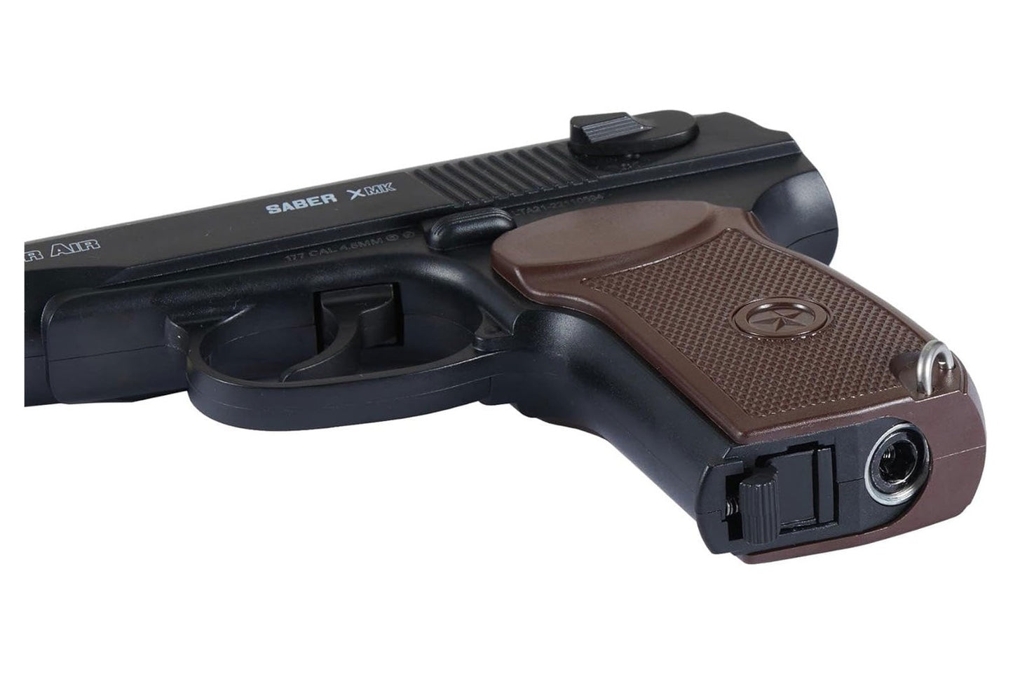 Saber XMK .177 BB air pistol compact CO2 powered design for training and target shooting