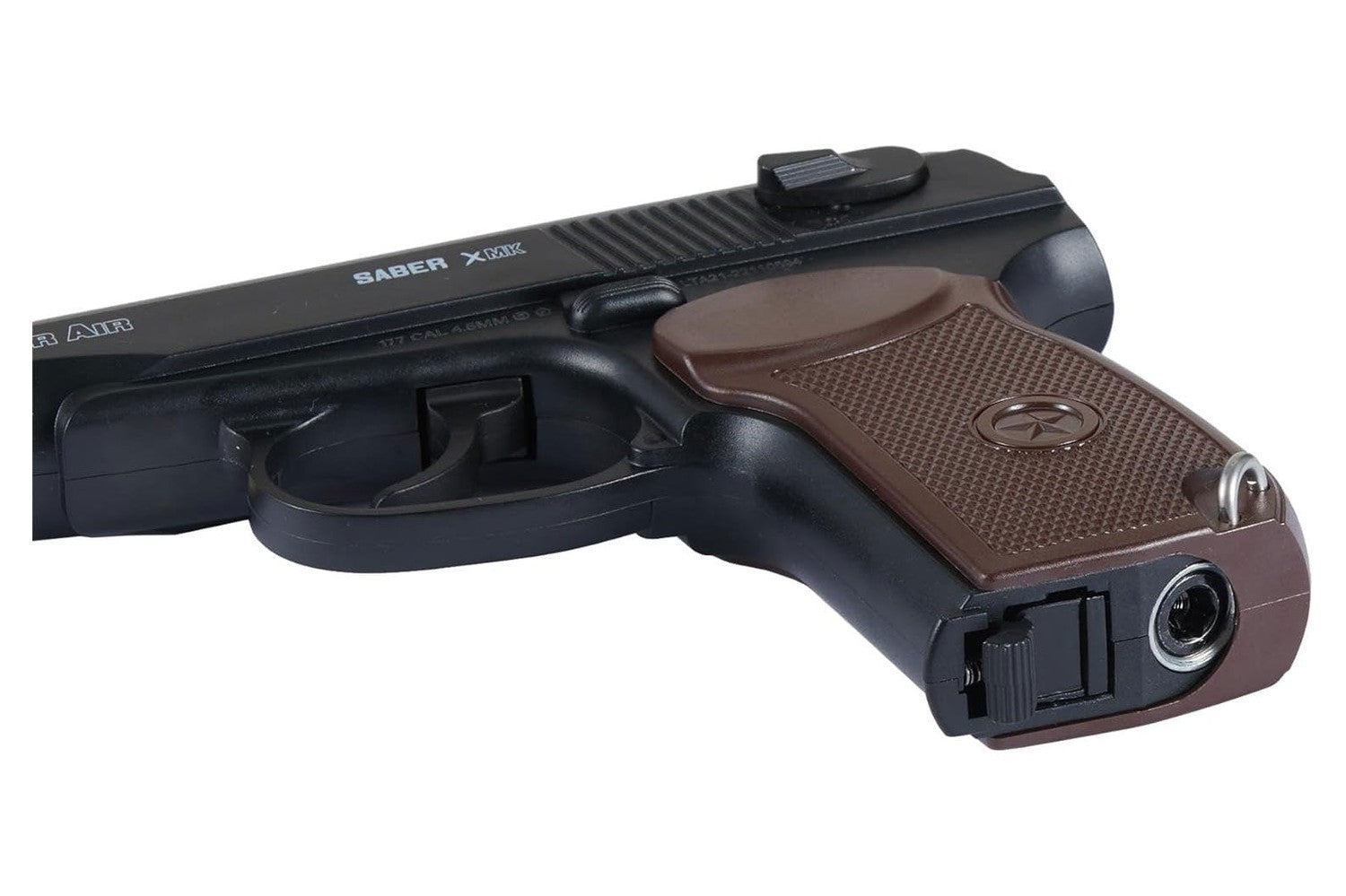 Saber XMK .177 BB air pistol compact CO2 powered design for training and target shooting
