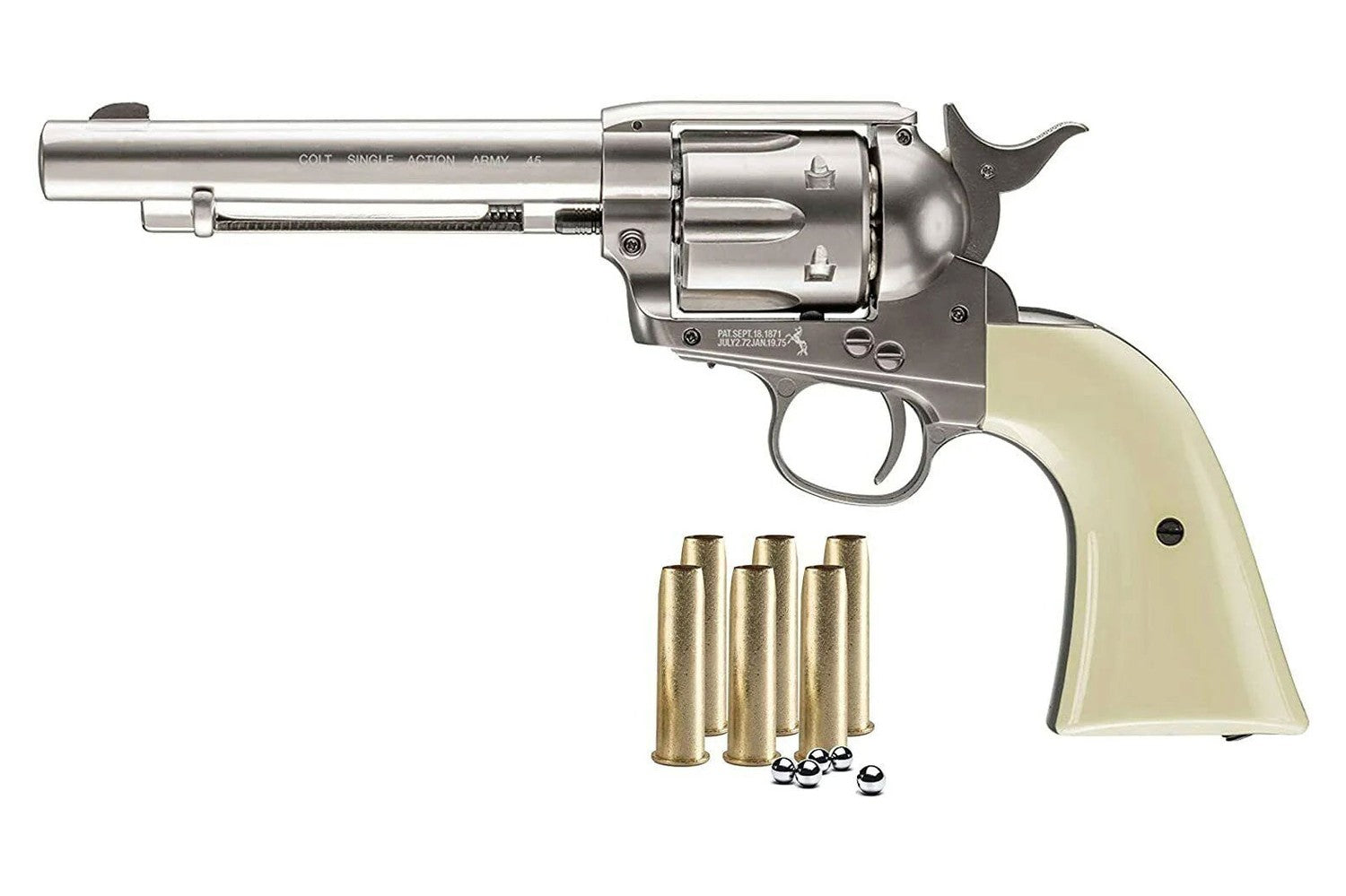 Umarex Colt Peacemaker BB revolver individual shell loading detail