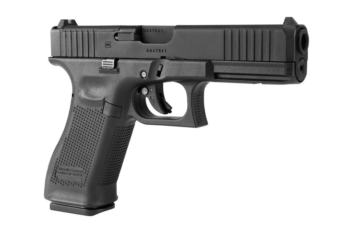 Umarex Glock 17 Gen 5 MOS BB pistol featuring authentic markings and blowback slide operation