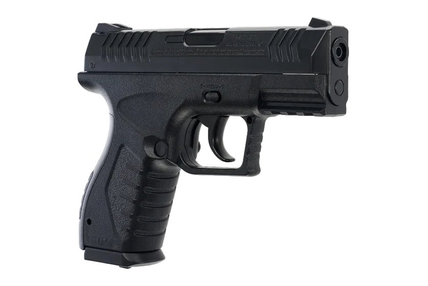 Umarex XBG .177 CO2 BB pistol close up of trigger and frame detail