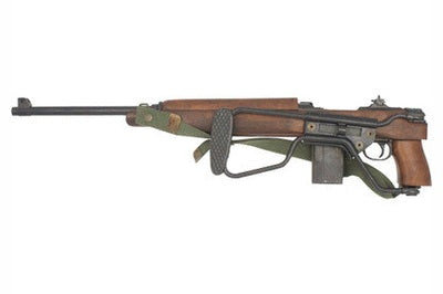 World War II M1A1 carbine replica with folding stock historical firearm reproduction