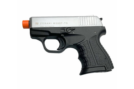 Zoraki M2807 8mm Semi-Auto Blank Gun In Silver
