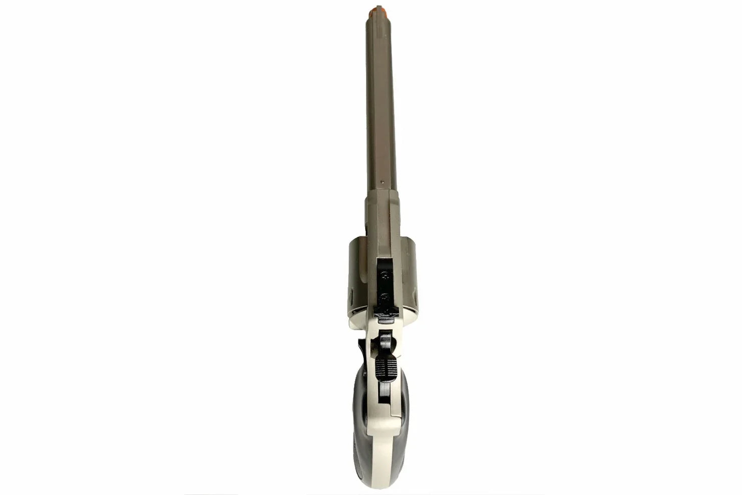 Zoraki R1 6" Barrel Front Firing Blank Revolver in Satin