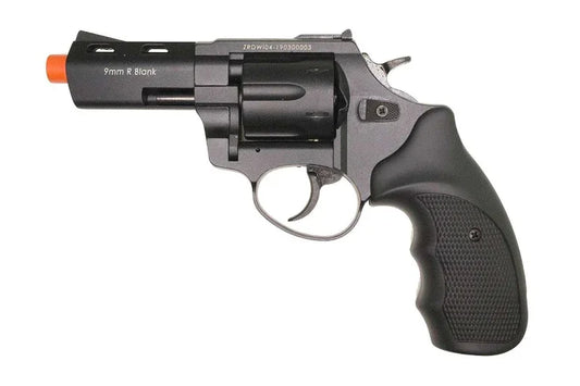 ZORAKI R2 3-Inch Barrel Front Firing Blank Revolver, Black